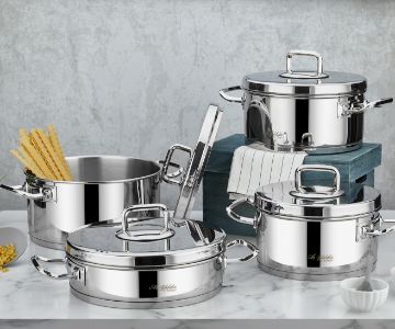 Vento Prestige 8 Pcs Cookware Set
