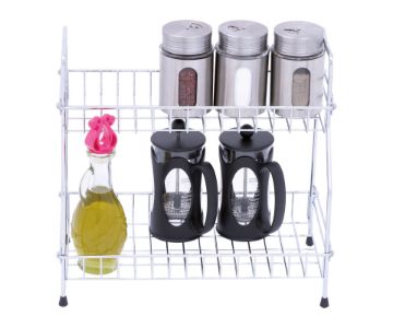 TWO TIER PORTABLE SPICE RACK
