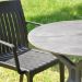 California Compact Round Black Table Set With Sleeves
