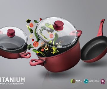 TITANIUM POT SET 