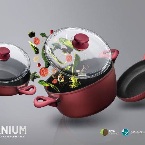 TITANIUM POT SET 