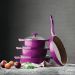 7 pcs Non Stick Cast Aluminium Cookware Pot Set