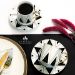 Porcelain cup and saucers