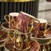 Porcelain cup and saucers