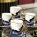 Porcelain cup and saucers