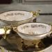 Porcelain real gold presentation Plates