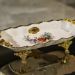 Porcelain real gold presentation Plates