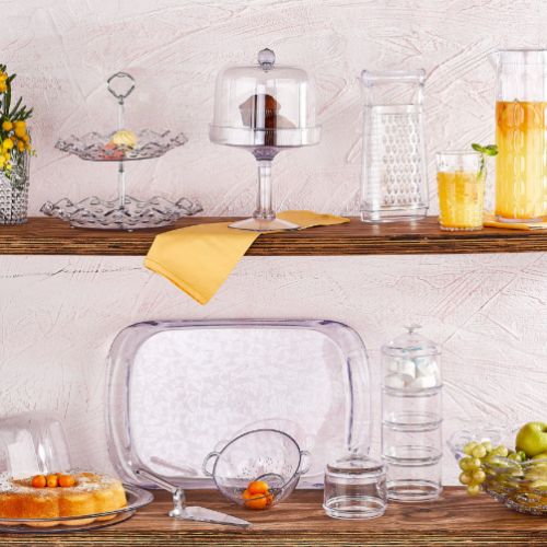 Acrylic kitchenware - transparent colors