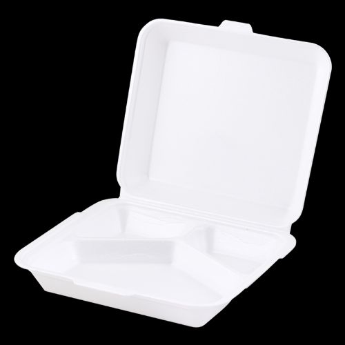 Three Compartment  Covered Plate