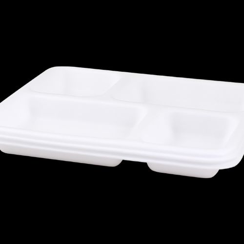 Four Compartment Foam Plate