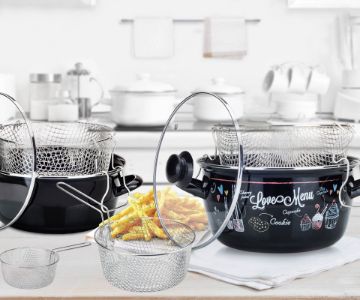 Enamelled Deep Fryer