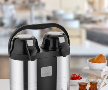5.00LT. STAINLESS STEEL DOUBLE AIRPOT