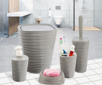 Welle 5 PCS Bathroom Set