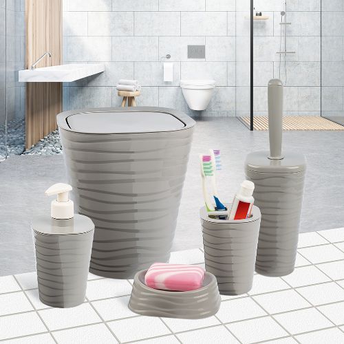 Welle 5 PCS Bathroom Set