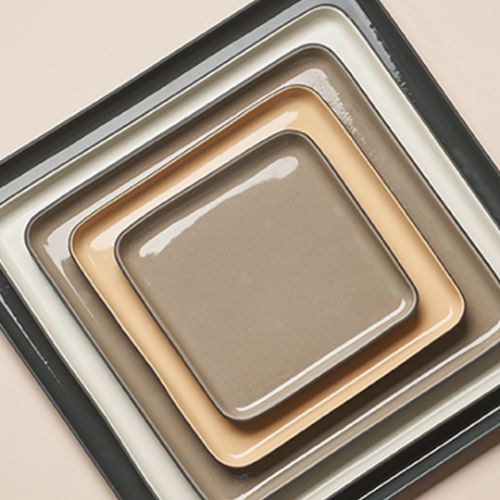 SQUARE Plate Set Double Colour
