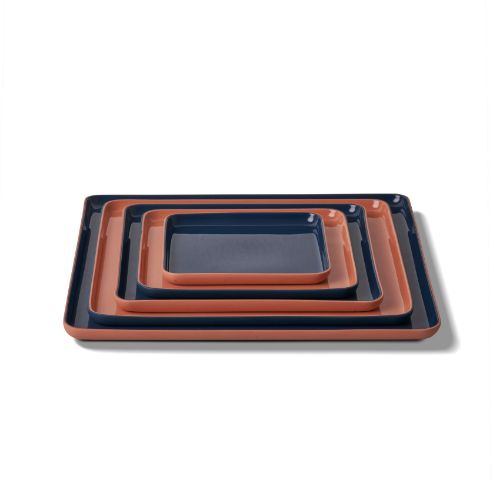 SQUARE Plate Set Double Colour