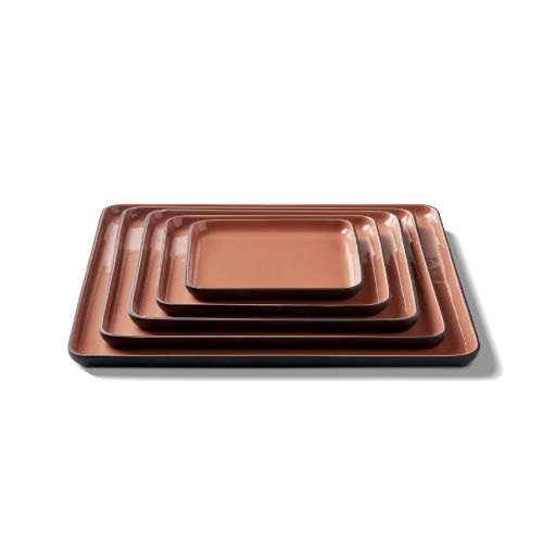 SQUARE Plate Set Double Colour