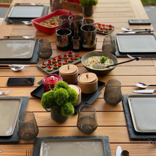SQUARE Plate Set Double Colour