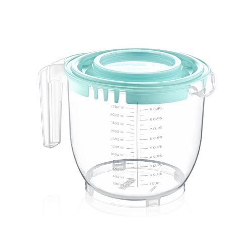 Mixer Bowl with Lid 2200 ml.