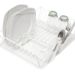 SINGLE SECTION DISH DRAINER (PVC PLATED)