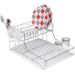 TWO TIER PORTABLE DISH DRYING RACK