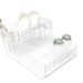 TWO TIER PORTABLE DISH DRYING RACK