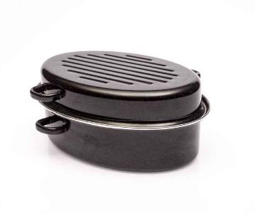 Enamel Oval Roaster