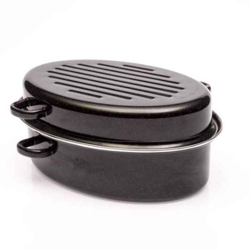 Enamel Oval Roaster