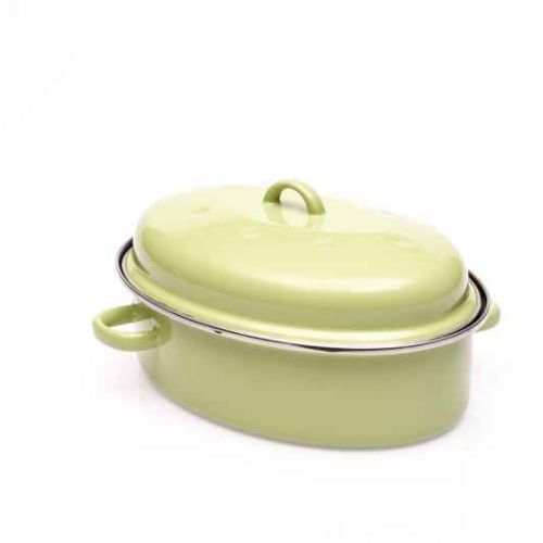 Enamel Oval Roaster