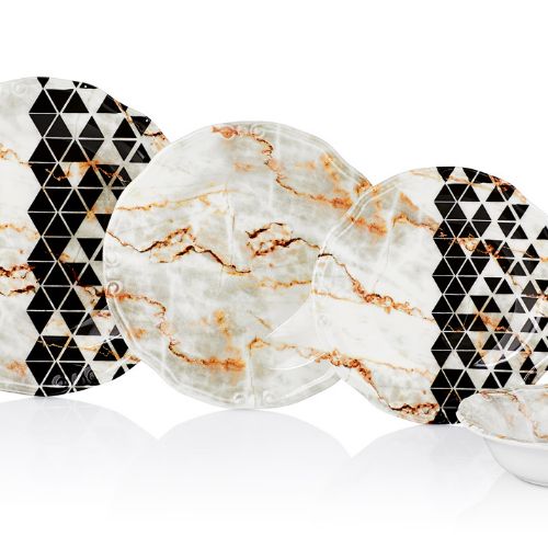 Marble 24 Parça Yemek Takımı