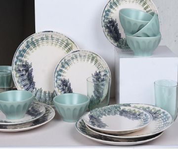 BADEM SERIES GREEN + LEVANDER DECORATED