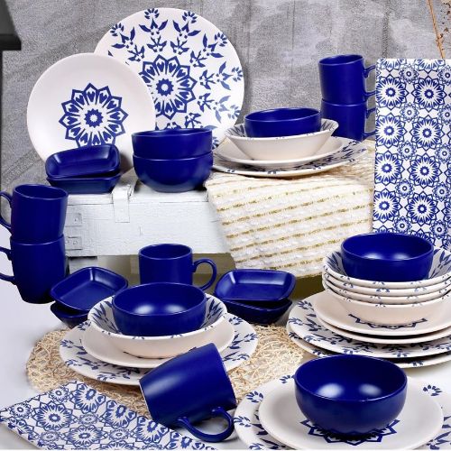 EGE SERIES BLUE+ BLUE ETHNIC DECORATED