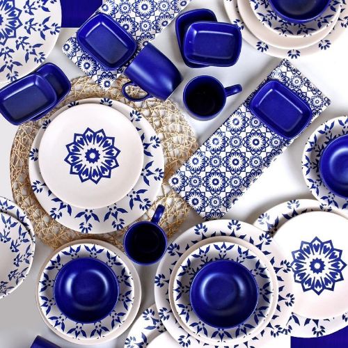 EGE SERIES BLUE+ BLUE ETHNIC DECORATED