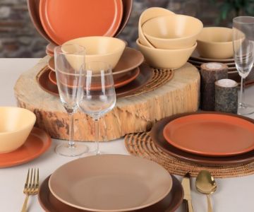 HITIT SERIES MIX SOLID COLORS : BROWN&ORANGE / ORANGE