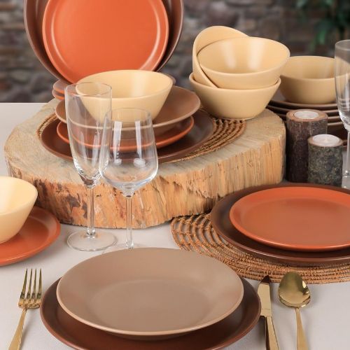 HITIT SERIES MIX SOLID COLORS : BROWN&ORANGE / ORANGE