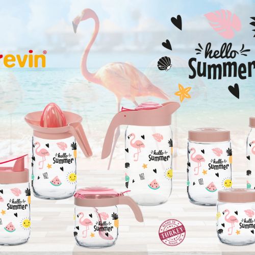 Decorated Glass Products (Canisters, Jars, Jugs)