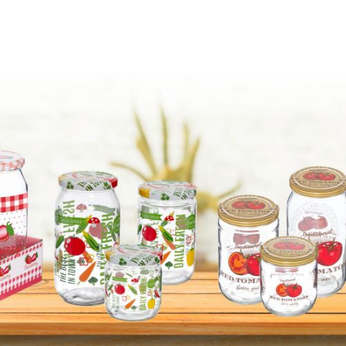 Metal Lid Canisters/Jars
