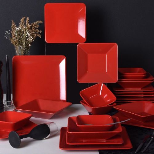 SIERRA SERIES SOLID COLOR : SHINNY BLACK / RED