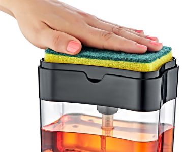AK 627 - SOAP PUMP SPONGE CADDY
