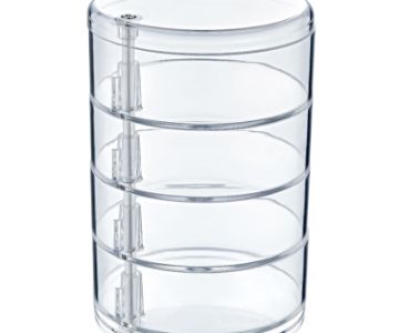 AK 515 - 4 TIERS CYLINDER MAKEUP ORGANIZER