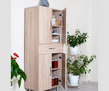 ALESTA 4 DOOR 1 DRAWER CABINET