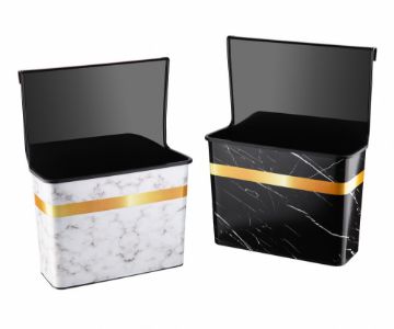 Hanging Organizer Marble & Hanging Bin 6 Lt. Marble