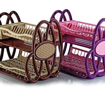DOUBLE DISH RACK