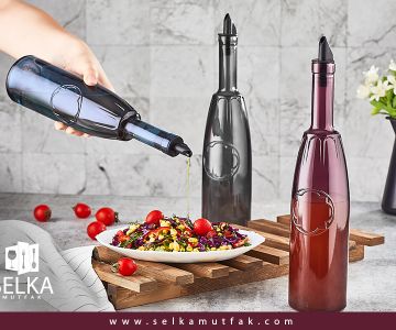GLASS OIL BOTTLE 