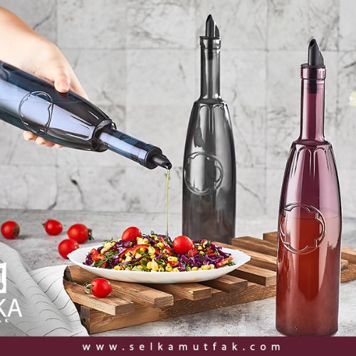 GLASS OIL BOTTLE 