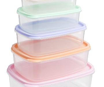 RECTANGULAR FOOD SAVER SET  6 PCS