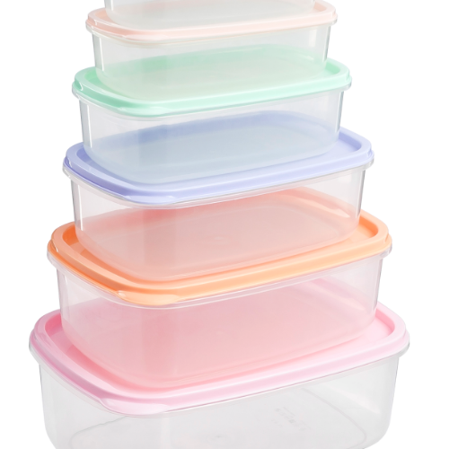 RECTANGULAR FOOD SAVER SET  6 PCS