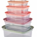 NEW RECTANGULAR FOOD SAVER SET 6 PCS 