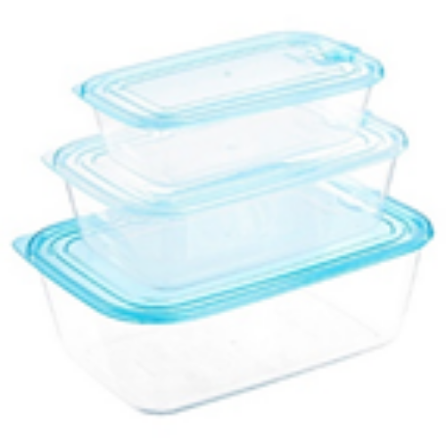 RECTANGULAR FOOD SAVER SET - SET OF 3