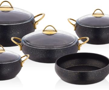GRANITE POT & PAN SET